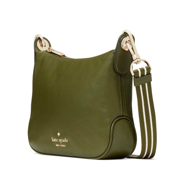 New Kate Spade Rosie Large Crossbody Pebbled Leather Enchanted Green - Picture 2 of 5